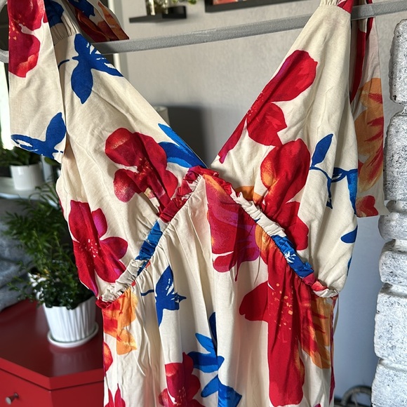 SKIES ARE BLUE Clothing Women Flora Floral Maxi Sleeveless Dress in Size Medium - Picture 8 of 11